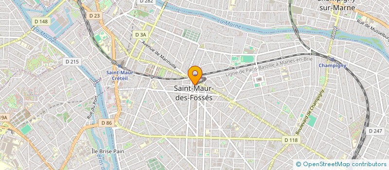 localisation de l'entreprise MONSIEUR JACQUES FOURNIER  SAINT-MAUR-DES-FOSSES