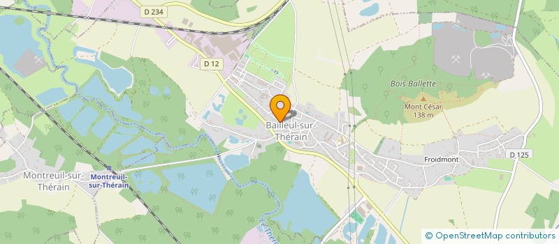 localisation de l'entreprise MONSIEUR JACQUES FOURNIER  BAILLEUL-SUR-THERAIN