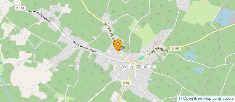 localisation de l'entreprise MONSIEUR JACQUES FOURNIER  VENDAYS-MONTALIVET