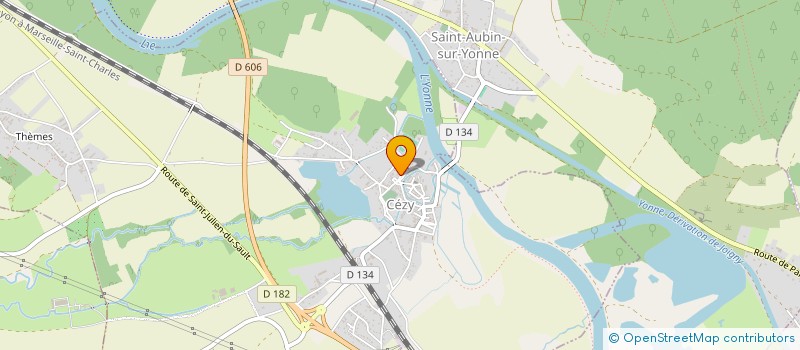 localisation de l'entreprise MONSIEUR JACQUES FRAINET à CEZY