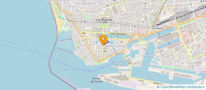 localisation de l'entreprise MONSIEUR JACQUES FRANA à LE HAVRE