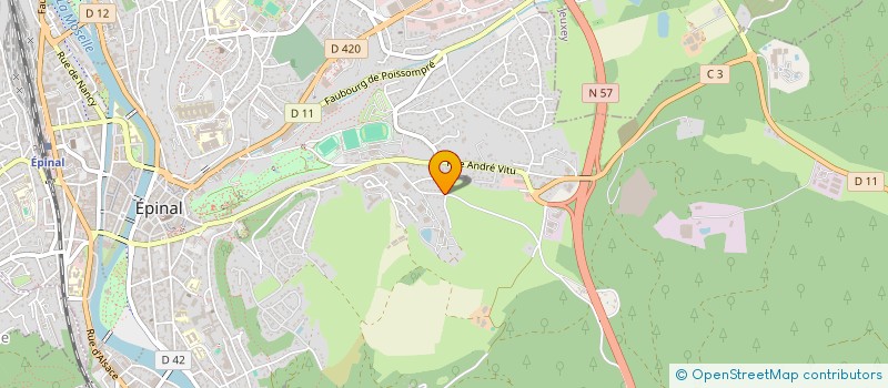 localisation de l'entreprise MONSIEUR JACQUES FRANCAIS à EPINAL