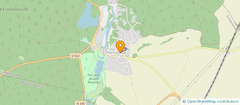 localisation de l'entreprise MONSIEUR JACQUES FRANCK  ERMENONVILLE