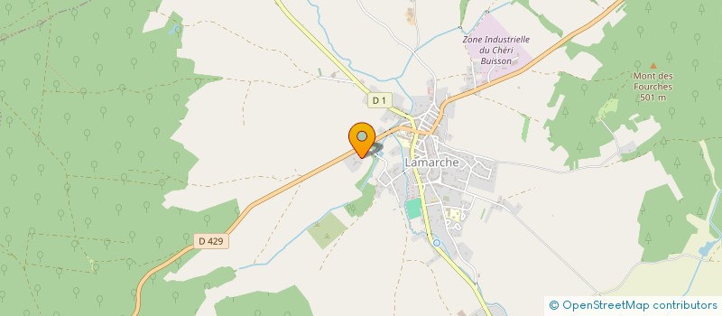 localisation de l'entreprise MONSIEUR JACQUES FRANCOIS  LAMARCHE