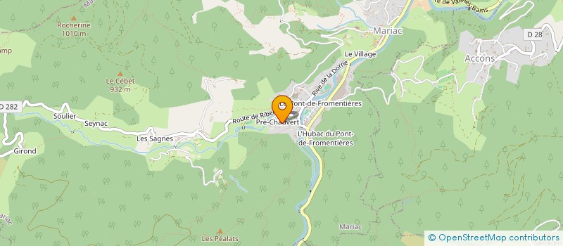 localisation de l'entreprise MONSIEUR JACQUES FRAYSSE à ACCONS