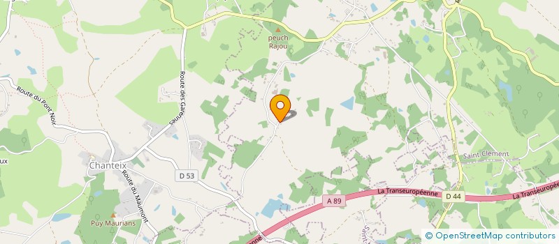 localisation de l'entreprise MONSIEUR JACQUES FREYSSAINGE  SAINT-CLEMENT