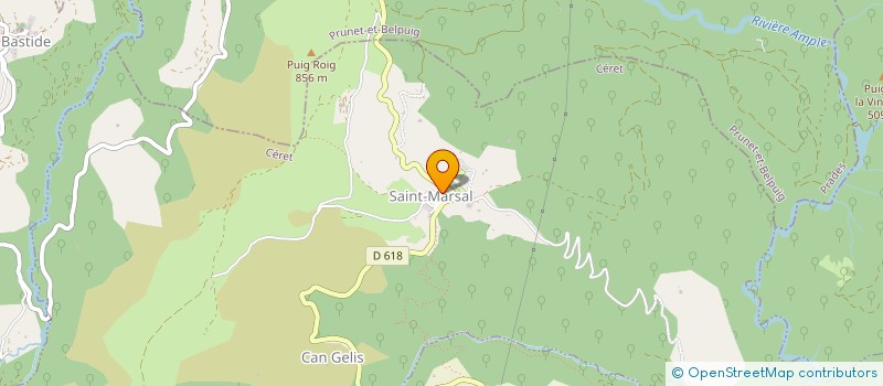 localisation de l'entreprise MONSIEUR JACQUES FREZOUL  SAINT-MARSAL