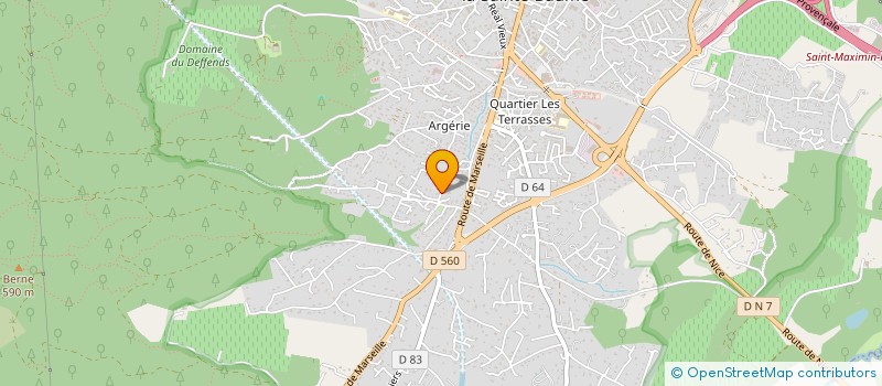 localisation de l'entreprise MONSIEUR JACQUES FROIDEVAUX à SAINT-MAXIMIN-LA-SAINTE-BAUME