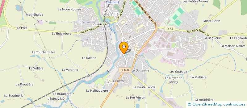 localisation de l'entreprise MONSIEUR JACQUES FROMONT  CHEMILLE-EN-ANJOU