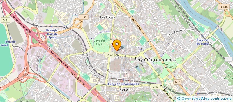 localisation de l'entreprise MONSIEUR JACQUES FUNETE ISANGE à EVRY-COURCOURONNES