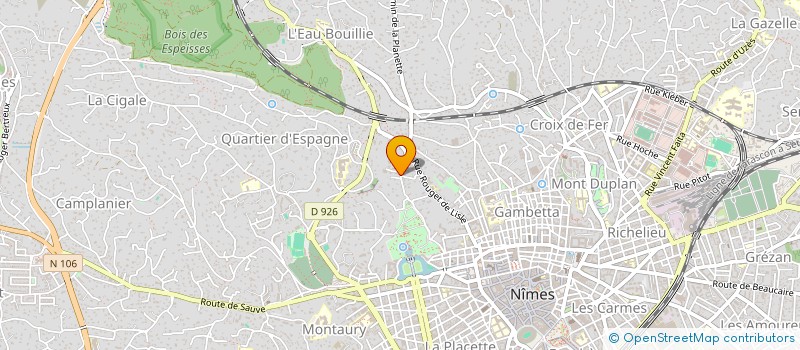 localisation de l'entreprise MONSIEUR JACQUES FURET  NIMES