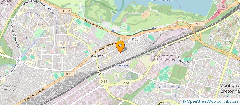 localisation de l'entreprise MONSIEUR JACQUES GABIER  TRAPPES