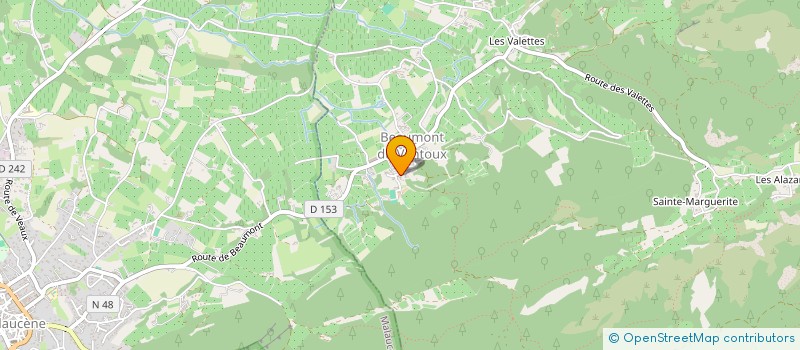 localisation de l'entreprise MONSIEUR JACQUES GABINEL  MALAUCENE