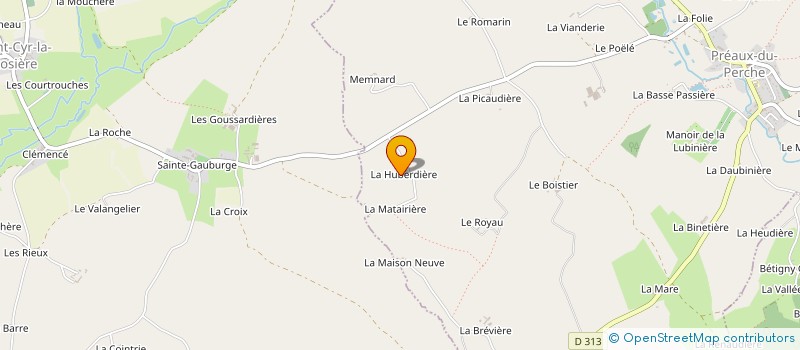 localisation de l'entreprise MONSIEUR JACQUES GACHELIN à PERCHE EN NOCE