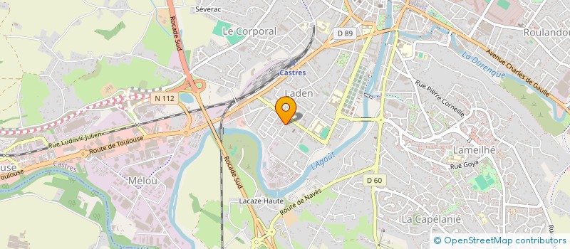 localisation de l'entreprise MONSIEUR JACQUES GACHES  CASTRES