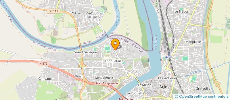 localisation de l'entreprise MONSIEUR JACQUES GACHON à ARLES