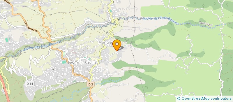 localisation de l'entreprise MONSIEUR JACQUES GAETAN  LES TROIS-BASSINS