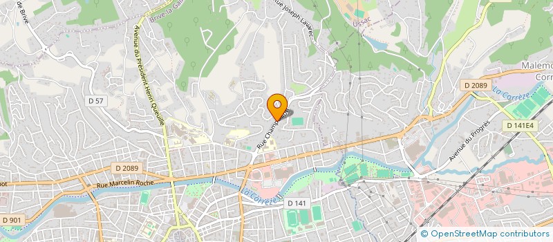 localisation de l'entreprise MONSIEUR JACQUES GAGNAIRE  BRIVE-LA-GAILLARDE