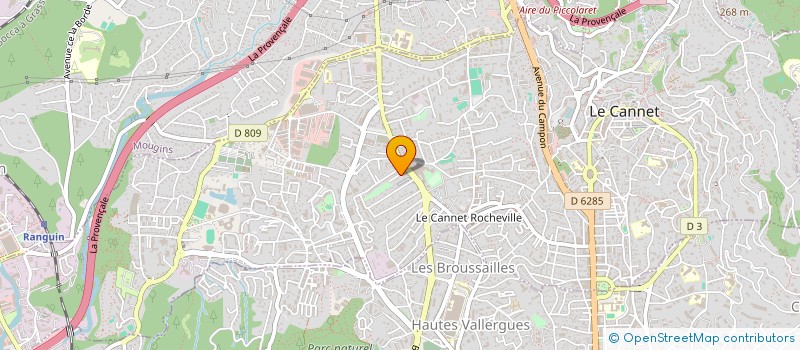 localisation de l'entreprise MONSIEUR JACQUES GAIDDON à LE CANNET
