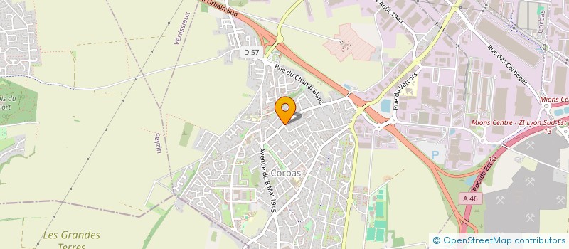 localisation de l'entreprise MONSIEUR JACQUES GAILLARD à CORBAS