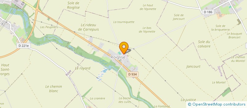 localisation de l'entreprise MONSIEUR JACQUES GALAND  CHAMPIEN