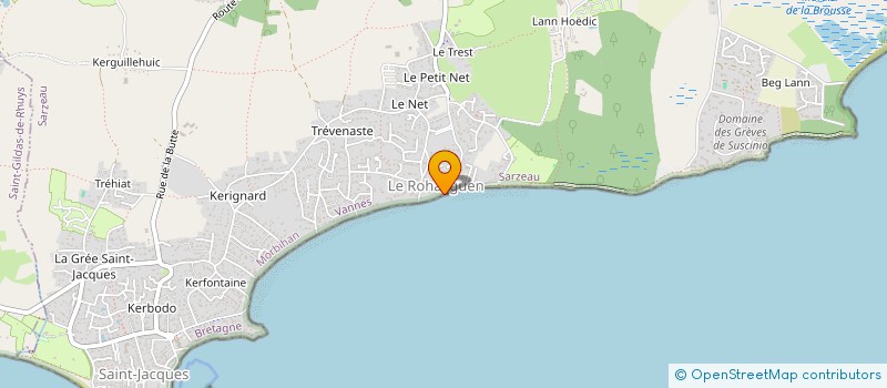 localisation de l'entreprise MONSIEUR JACQUES GALLOU  LE TOUR-DU-PARC