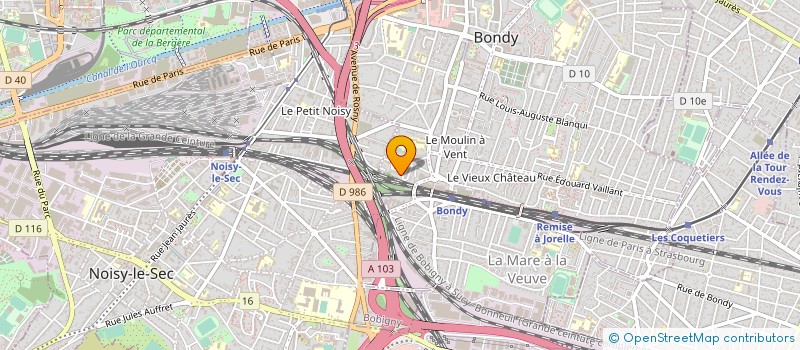 localisation de l'entreprise MONSIEUR JACQUES GALLUCCIO  BONDY