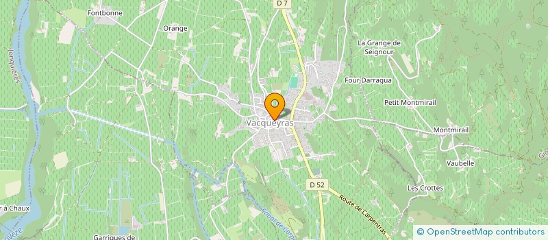 localisation de l'entreprise MONSIEUR JACQUES GALON  GIGONDAS