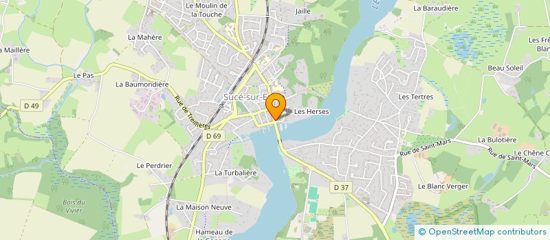 localisation de l'entreprise MONSIEUR JACQUES GANDEMER à SUCE-SUR-ERDRE