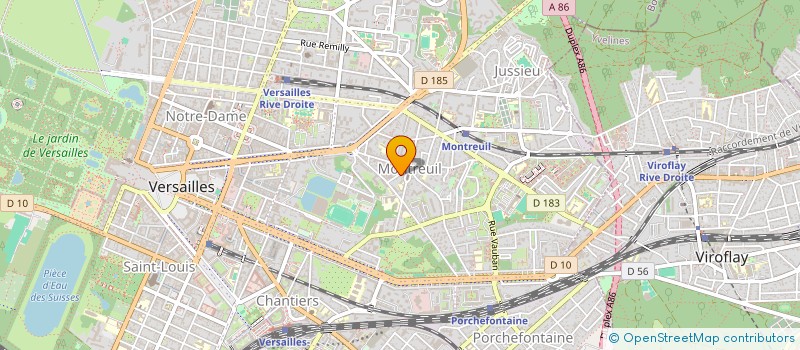 localisation de l'entreprise MONSIEUR JACQUES GANDON à VERSAILLES