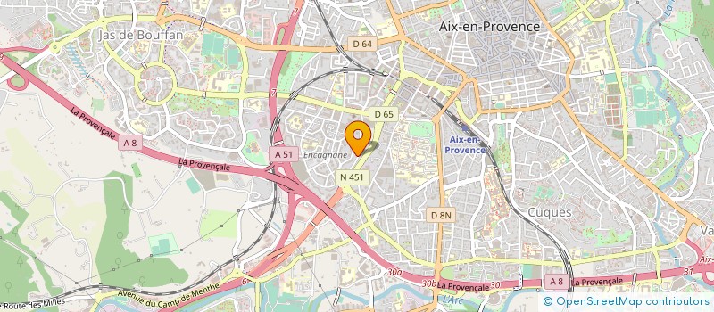 localisation de l'entreprise MONSIEUR JACQUES GANIVET à AIX-EN-PROVENCE