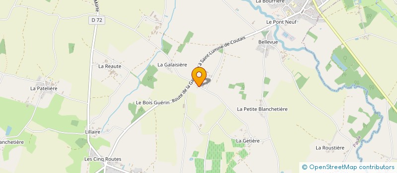 localisation de l'entreprise MONSIEUR JACQUES GANUCHAUD  PAULX