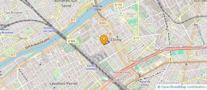 localisation de l'entreprise MONSIEUR JACQUES GAPENNES à CLICHY