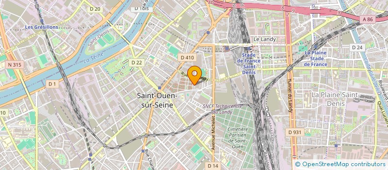 localisation de l'entreprise MONSIEUR JACQUES GARANTO à SAINT-OUEN-SUR-SEINE