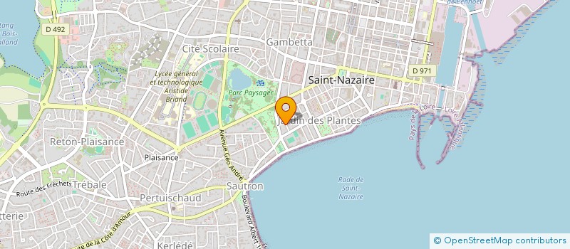 localisation de l'entreprise MONSIEUR JACQUES GARAPIN  SAINT-NAZAIRE