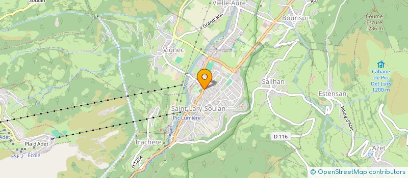 localisation de l'entreprise MONSIEUR JACQUES GARCIA  SAINT-LARY-SOULAN