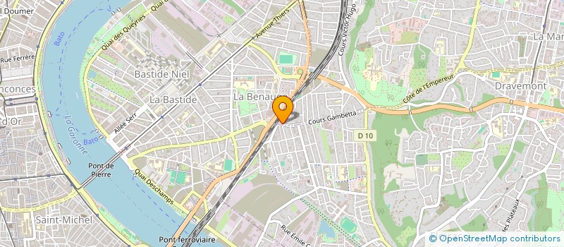 localisation de l'entreprise MONSIEUR JACQUES GARCIA  CENON