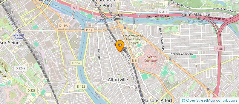 localisation de l'entreprise MONSIEUR JACQUES GARFIN à ALFORTVILLE