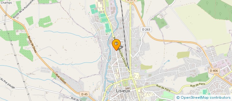 localisation de l'entreprise MONSIEUR JACQUES GARNIER  LISIEUX