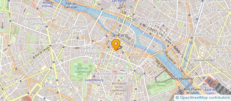 localisation de l'entreprise MONSIEUR JACQUES GARNIER  PARIS