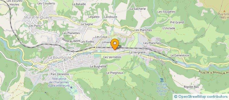 localisation de l'entreprise MONSIEUR JACQUES GATIGNOL à LA BOURBOULE