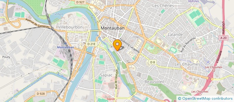 localisation de l'entreprise MONSIEUR JACQUES GAUDAS  MONTAUBAN