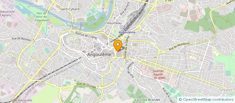 localisation de l'entreprise MONSIEUR JACQUES GAUDOU à ANGOULEME