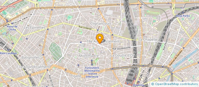 localisation de l'entreprise MONSIEUR JACQUES GAUDRON à PARIS
