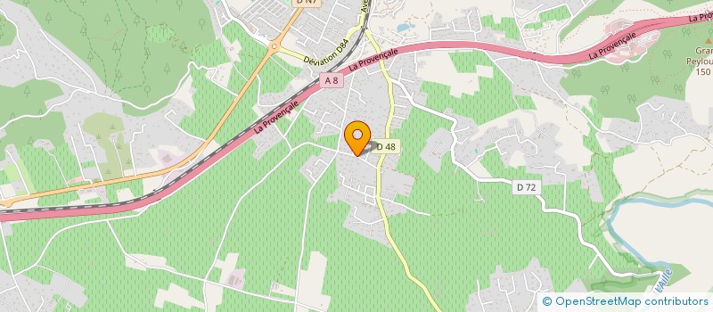 localisation de l'entreprise MONSIEUR JACQUES GAUDRY à VIDAUBAN