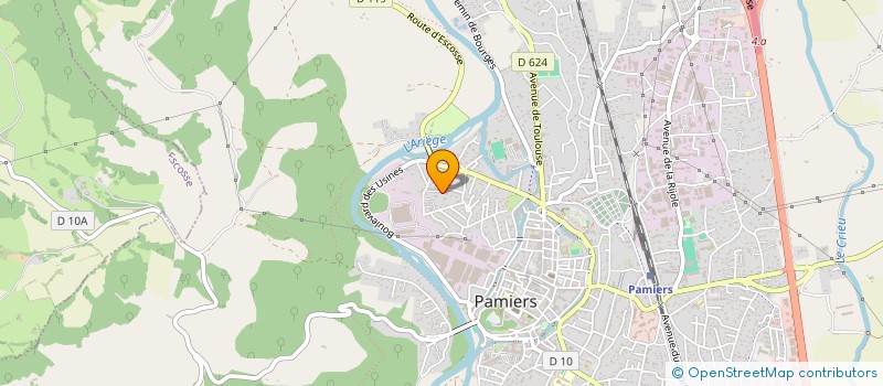localisation de l'entreprise MONSIEUR JACQUES GAUSSENS à PAMIERS