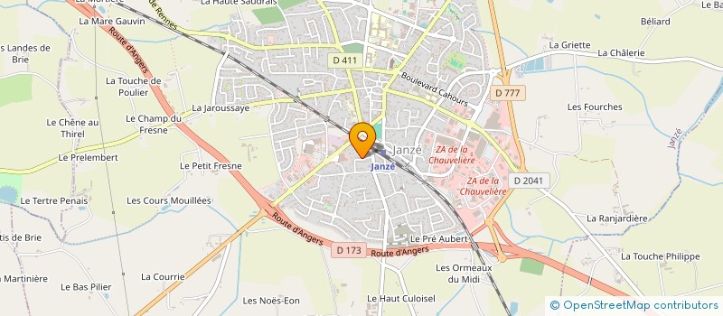 localisation de l'entreprise MONSIEUR JACQUES GAUTIER  JANZE