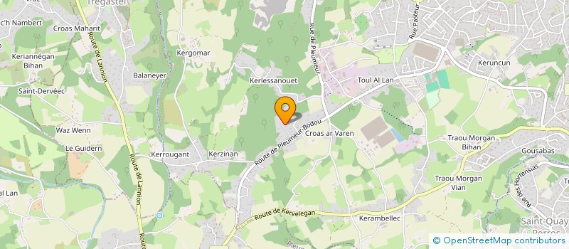 localisation de l'entreprise MONSIEUR JACQUES GAUTIER  PERROS-GUIREC