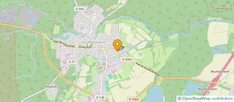 localisation de l'entreprise MONSIEUR JACQUES GAVRILA  SOUFFLENHEIM