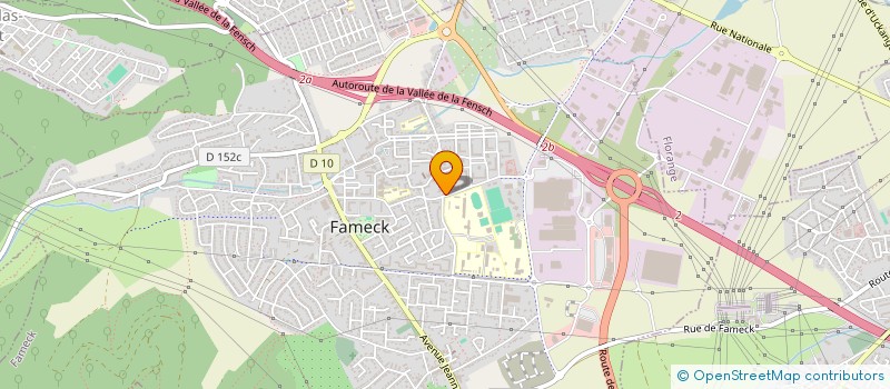 localisation de l'entreprise MONSIEUR JACQUES GAYARD  FAMECK